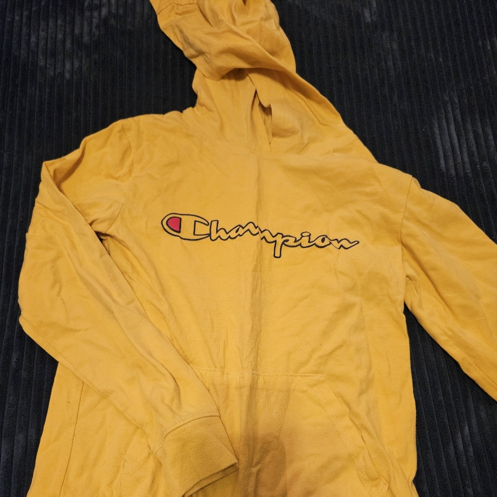 Boys Champion Longsleeve Hoodie T-shirt